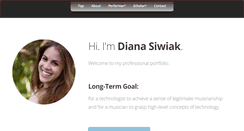 Desktop Screenshot of dianasiwiak.com
